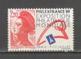 Franta.1988 Expozitia filatelica PHILEXFRANCE MF.953