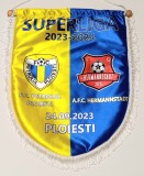 Fanion (protocol) meci fotbal PETROLUL PLOIESTI-HERMANNSTADT(24.09.2023)