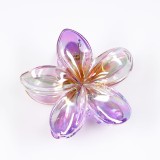 Cleste de par floare mov 8 cm
