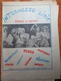 Revista intermezzo liric anii &#039;80 -rebus,umor,anecdote,epigrame,amitiri,aforisme