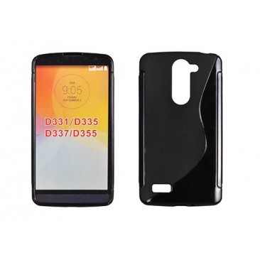 HUSA SILICON S-LINE LG BELLO (D331) NEGRU foto