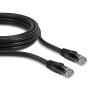 Cablu Lindy 1m Cat.6 U/UTP, Black
