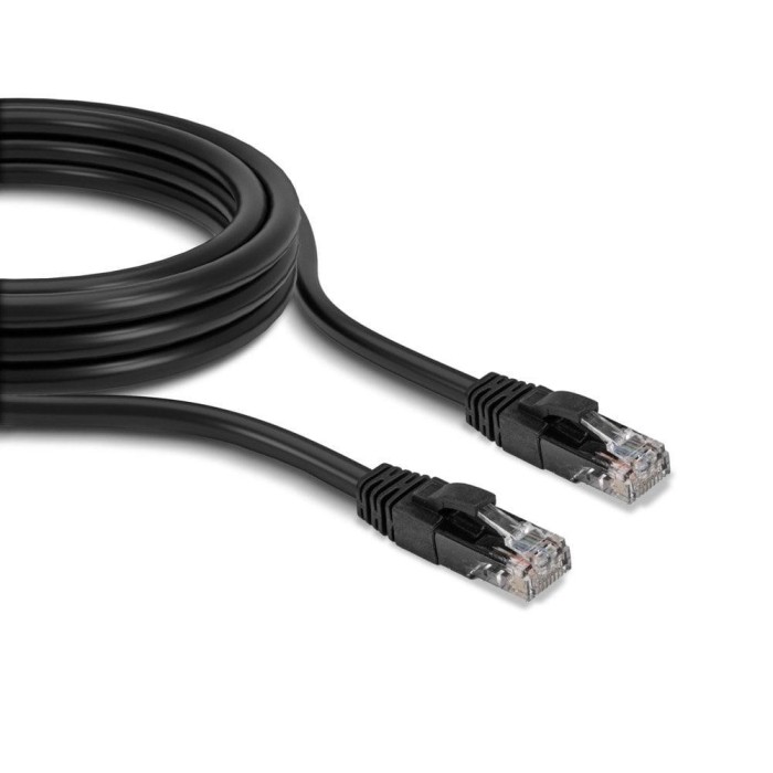Cablu Lindy 1m Cat.6 U/UTP, Black
