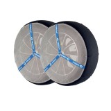 Set 2 Huse Antiderapante Textile Veriga Car Sock 85 (Cod VCS-85-7V), Anvelope 215 60 R16, Turism, Omologare O-Norm 5121, Montare Rapida