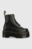 Cumpara ieftin Dr. Martens bocanci de piele femei, culoarea negru, cu platforma DM26925001.1460.Pascal-Black.Pisa