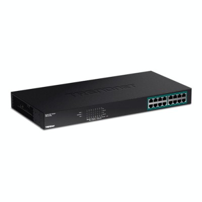 Switch 16 porturi Gigabit PoE+ 246W - TRENDnet TPE-TG160G foto