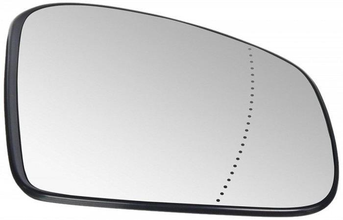 Geam oglinda Renault Twingo, 09.2014-, Smart Forfour (W453), 11.2014- , partea Dreapta, culoare sticla crom , sticla convexa, cu incalzire, 963740808