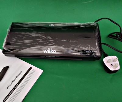 Laminator rapid Wilko A4 35/14/7cm stecher UK set de 50 folii A4 transparente foto