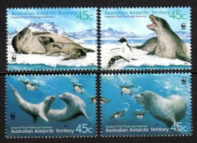 Australian Antarctic 2001 - Fauna WWF, serie neuzata foto