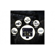proiector led 78w , 12v- 24v , black edition , lumina alba 6000k