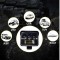 proiector led 78w , 12v- 24v , black edition , lumina alba 6000k