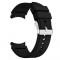 Curea silicon, compatibila Samsung Galaxy Watch 5, 44mm, VD Very Dream&reg;, Quick Release, Eerie Black