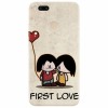 Husa silicon pentru Xiaomi Mi A1, First Love Great Lock Screen