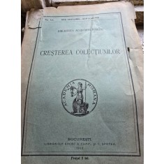 Cresterile Colectiunilor ianuarie-septembrie 1912