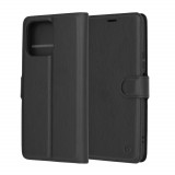 Husa pentru Honor X6 / X8 5G / 70 Lite, Techsuit Leather Folio, Black