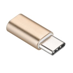 Adaptor MicroUSB - Tip C (Auriu) foto