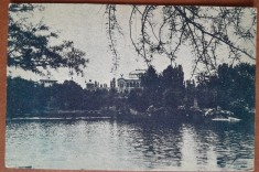 Carte postala, Bucuresti Parcul Carol, perioada interbelica