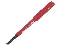 Tijă &icirc;nlocuibilă plată izolată 2,5x0,4mm 75mm 0,4Nm