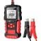 Tester Inteligent de Baterii Foxsur FBT-300, 12V/24V, pentru Auto și Motociclete, cu Ecran LCD 2.7&quot;, Compatibil cu Baterii VRLA/GEL/AGM/EFB/STD, Negru