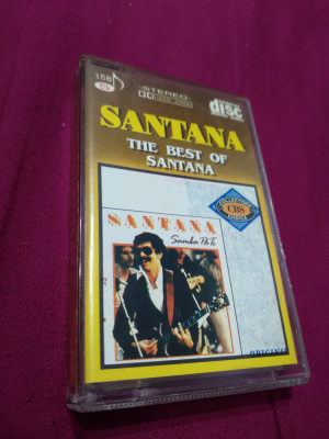 CASETA AUDIO SANTANA -THE BEST OF SANTANA RARA !!ORIGINALA foto