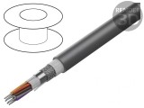 Cablu EcoCable Mini 10x26AWG MPPE 300V 30.5m Gri &Icirc;nchis