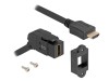 Modul HDMI Keystone, negru, 0,3m