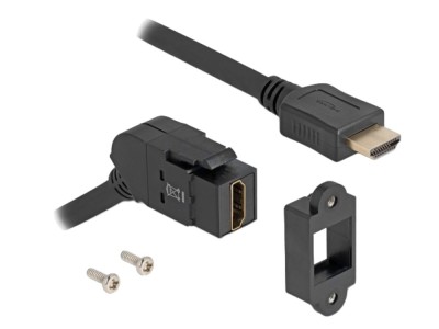 Modul HDMI Keystone, negru, 0,3m foto