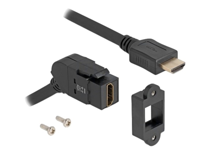 Modul HDMI Keystone, negru, 0,3m