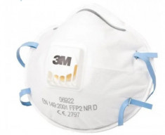 Masca Protectie Respiratorie cu Supapa 3M FFP2 1buc Alb foto