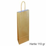Cumpara ieftin Pungi hartie AURII - 1 sticla vin, 14x39x8 cm, set 30 buc