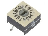 &Icirc;ntrerupător codificare HEX/BCD 16 poziții SMD