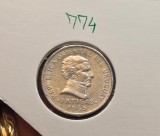 774 Uruguay 20 centimos 1965, KM#44, excelenta, an unic, America Centrala si de Sud