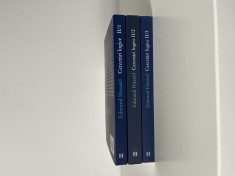 Edmund Husserl - Cercetari Logice (vol. I-III), NOU foto