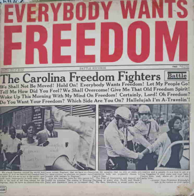 Disc vinil, LP. Everybody Wants Freedom-The Carolina Freedom Fighters foto