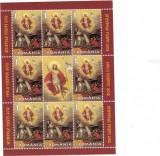 ROMANIA 2012, SFINTELE PAȘTI, MINICOALA, MNH, LP 1935, Religie, Nestampilat