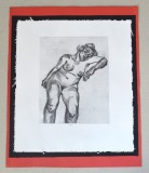 Lucian Freud &quot;Blonde girl&quot; print 1991, Nud, Cerneala, Altul
