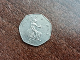 M3 C50 - Moneda foarte veche - Anglia - fifty pence - 2000, Europa