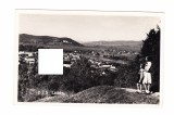 CP Dej - Panorama cu personaje, circulata 1945, Printata