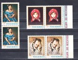 A11 TX9 1 - 1968 - Reproduceri de arta I - perechi de cate doua timbre, Nestampilat