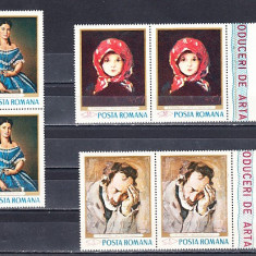 M1 TX9 1 - 1968 - Reproduceri de arta I - perechi de cate doua timbre