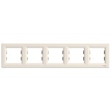 Rama Ornament 5 posturi Schneider Asfora crem EPH5800523