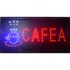 Reclama Text LED - Cafea / pentru interior cu animatie luminoasa si dinamica, MyStyle&reg;