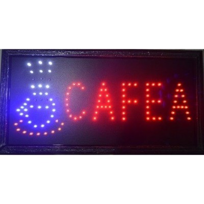 Reclama Text LED - Cafea / pentru interior cu animatie luminoasa si dinamica, MyStyle&amp;reg; foto
