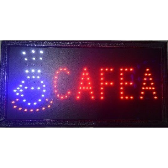 Reclama Text LED - Cafea / pentru interior cu animatie luminoasa si dinamica, MyStyle&reg;