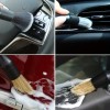 Set 3 Perii Detailing Auto Profesionale Interior Exterior: Bord, Tapiterie, Anvelope, Caroserie - Fibre Sintetice