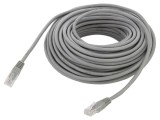 Cablul de rețea patch cord U/UTP Cat5e CCA, gri, 20m, RJ45