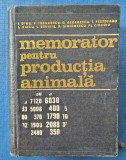 I.Dinu - Memorator pentru productia animala