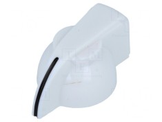Buton Rotativ Alb cu Indicator 6mm 19.5x14mm foto