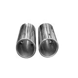 Ornament toba dublu compatibil gama VAG Audi Volkswagen Skoda Seat inox sport Cod: LIH2