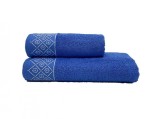Cumpara ieftin Set 2 Prosoape Dante Blue 50x100 si 70x140 cm (Bumbac 100%)